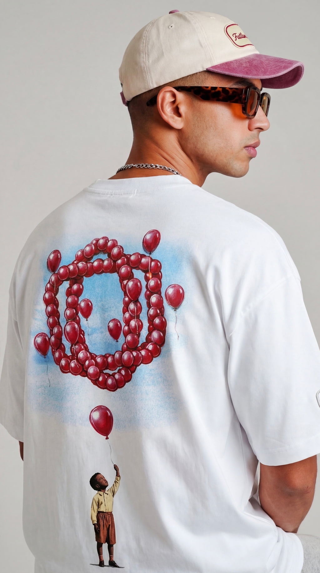 Floating Dreams Oversized Half sleeve Tshirt