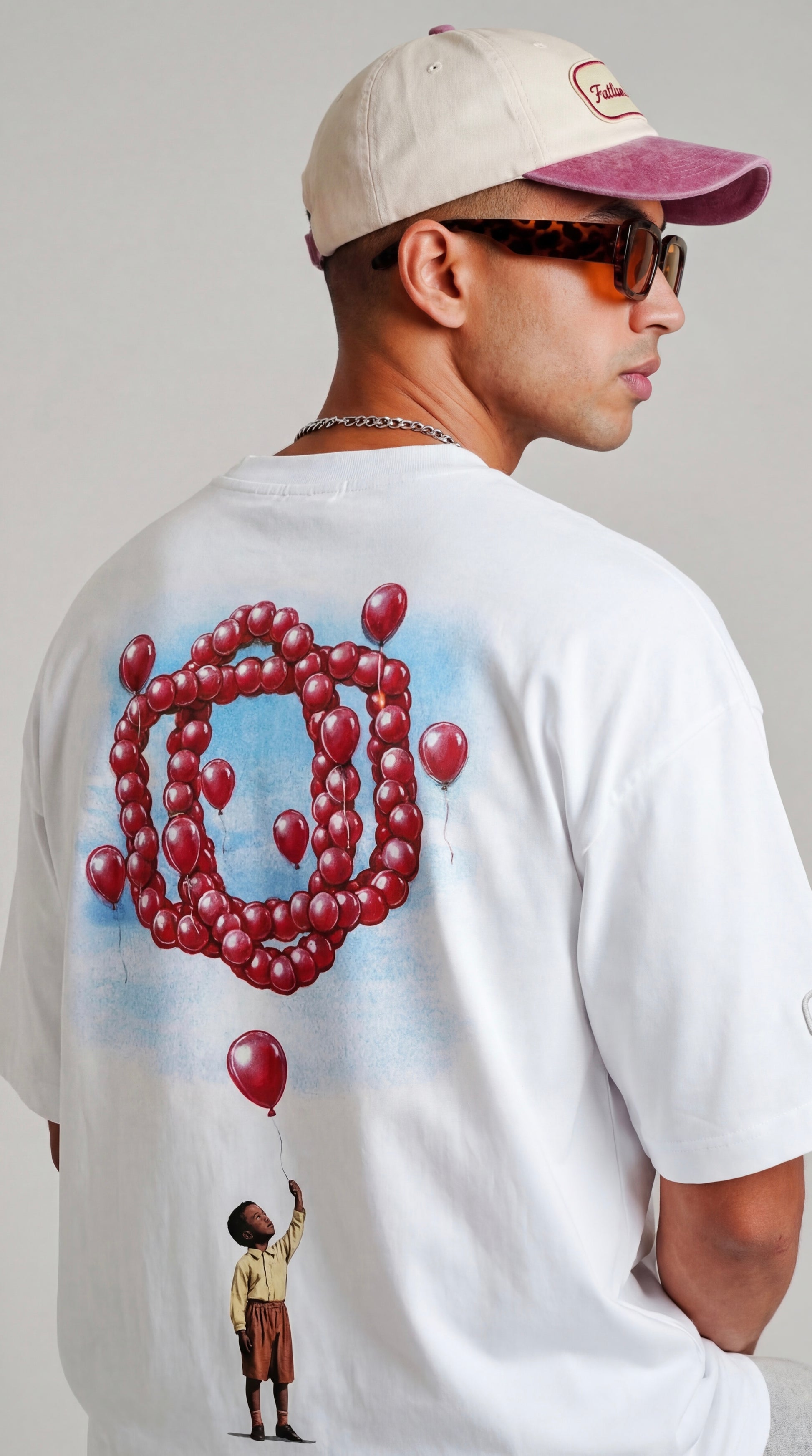 Floating Dreams Oversized Half sleeve Tshirt