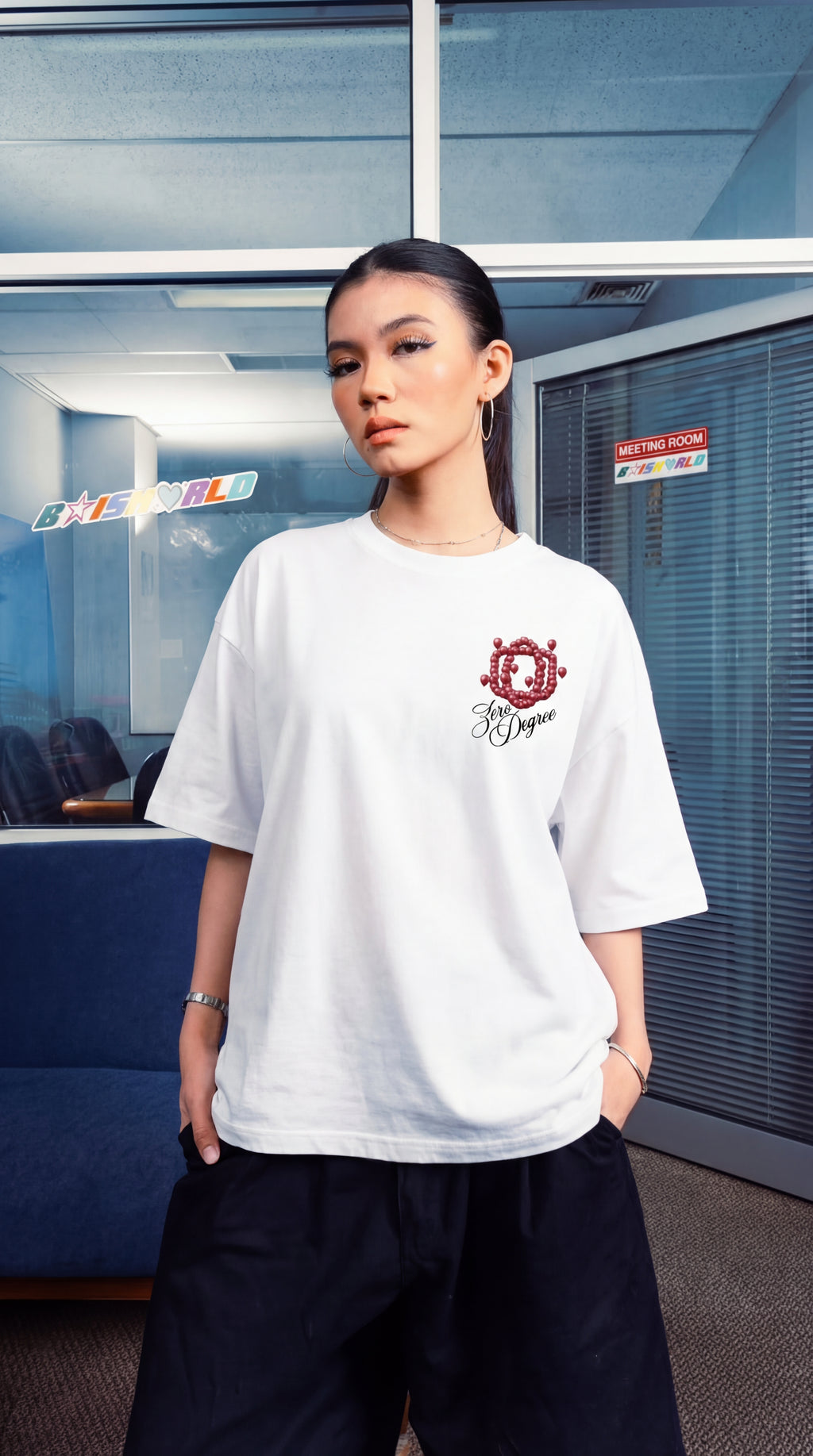 Floating Dreams Oversized Half sleeve Tshirt