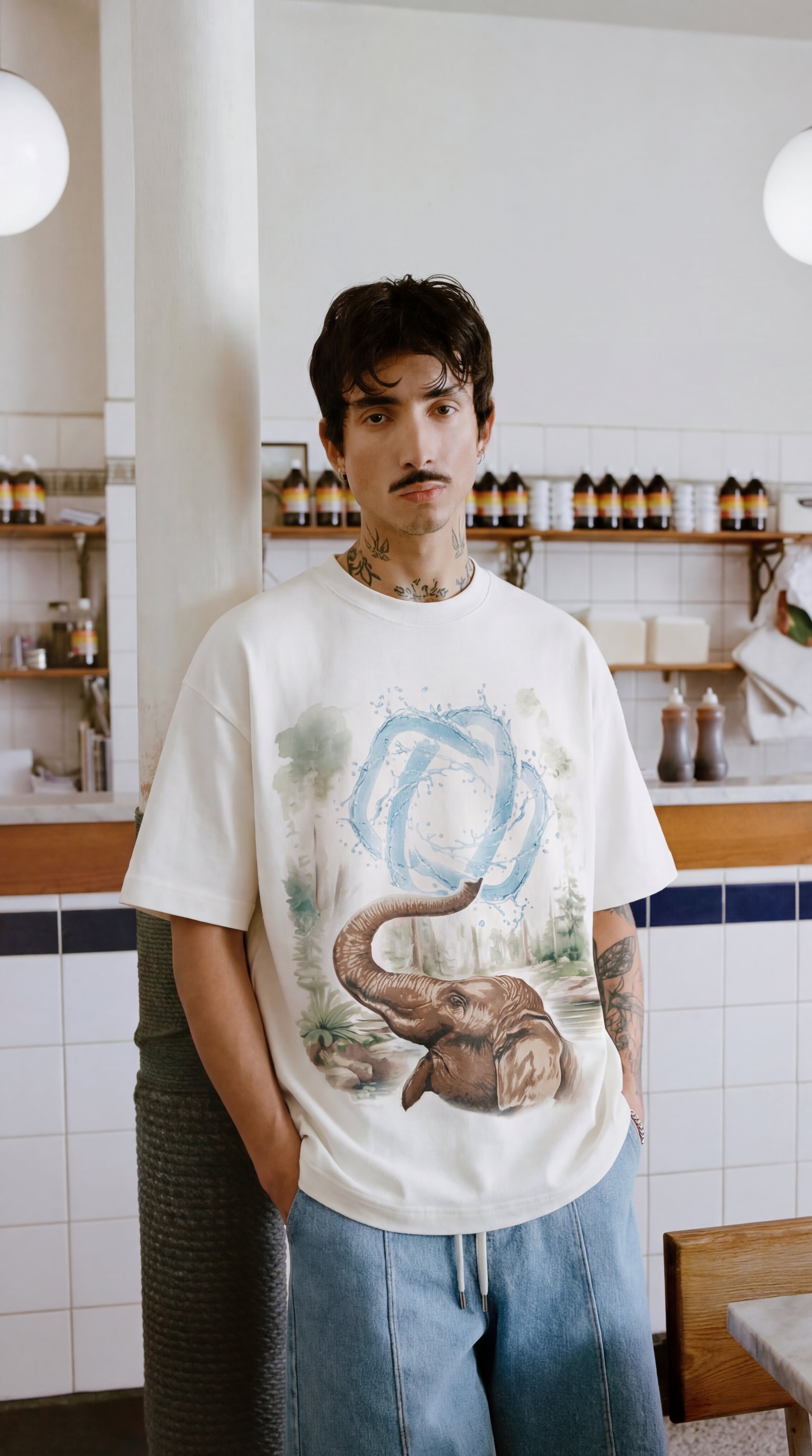 Elephant flow Oversized Tshirt – Zero Degree