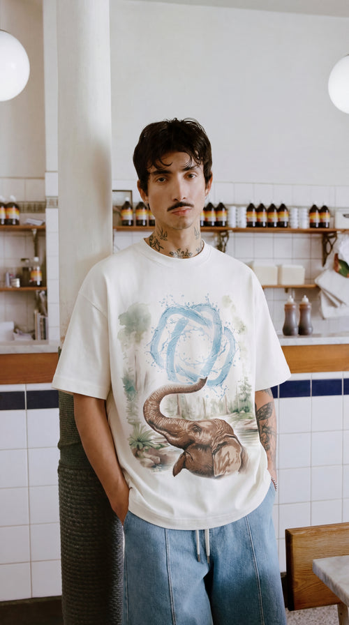 Elephant flow Oversized Tshirt