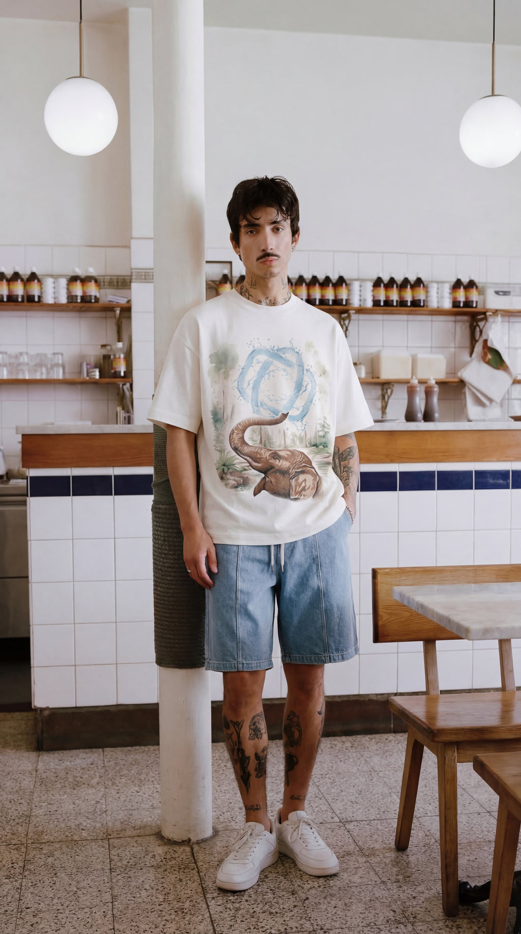 Elephant flow Oversized Tshirt