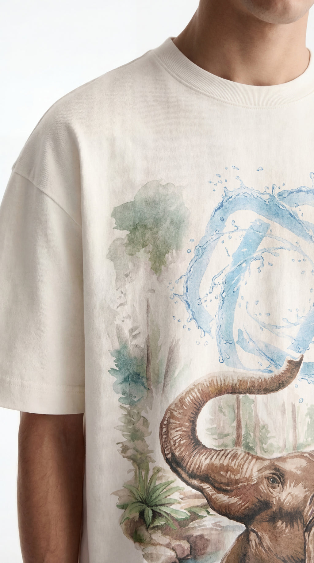 Elephant flow Oversized Tshirt