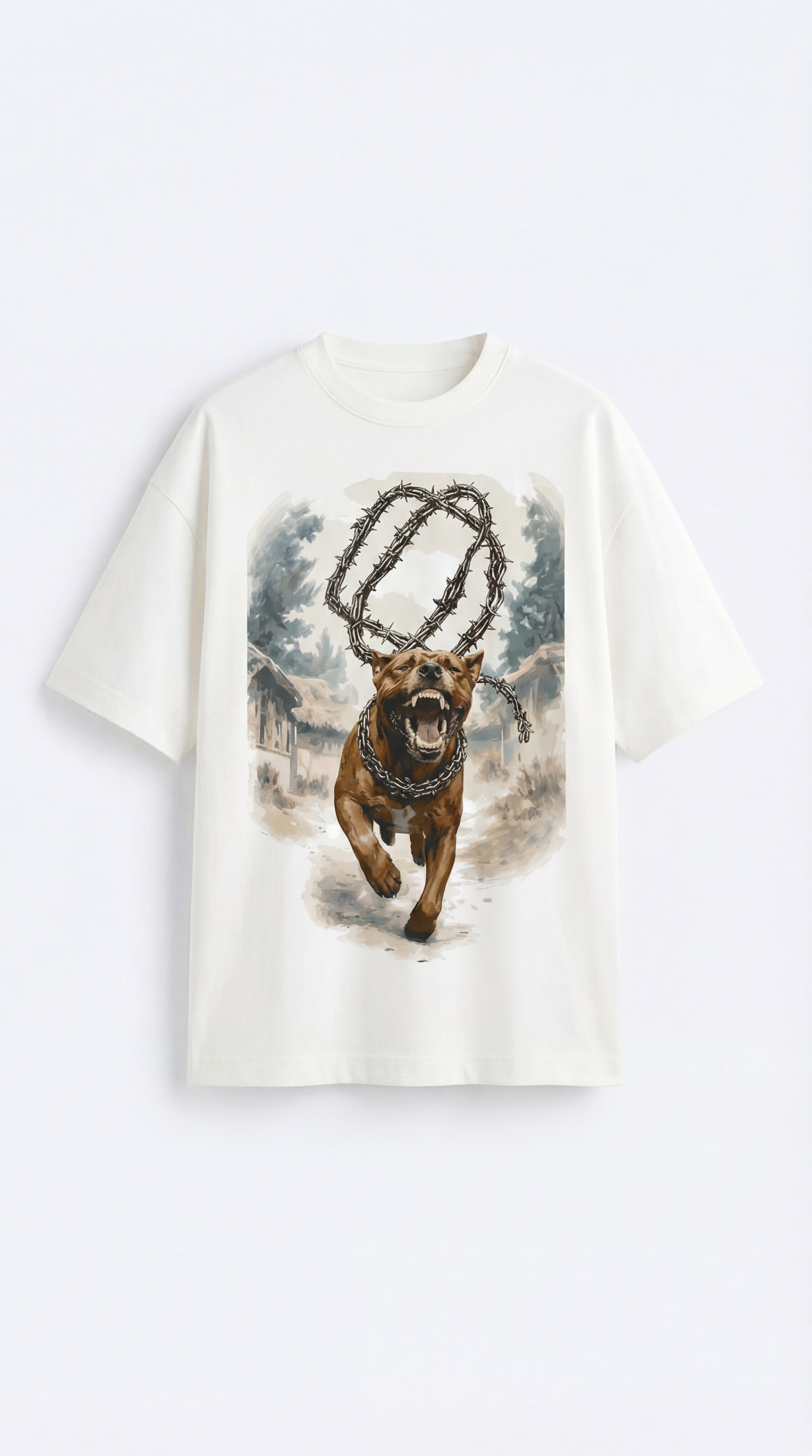 Wild Run Oversized Tshirt in white