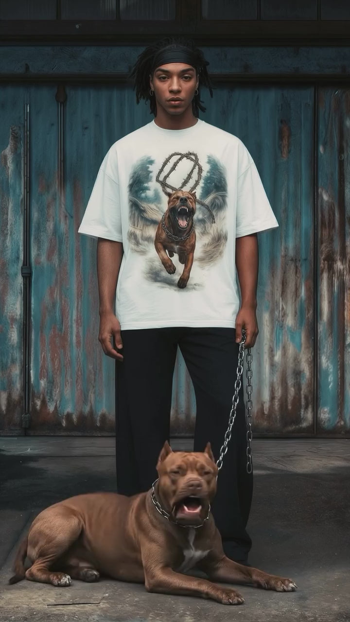 Wild Run Oversized Tshirt in white